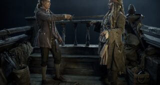 Pirates des Caraïbes 5 : La Vengeance de Salazar : Photo Johnny Depp, Brenton Thwaites