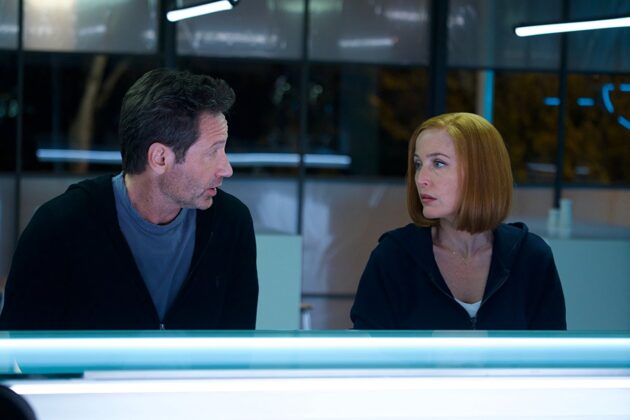 Photo Gillian Anderson, David Duchovny, X-Files saison 11