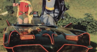 Joker : photo Batmobile 1966