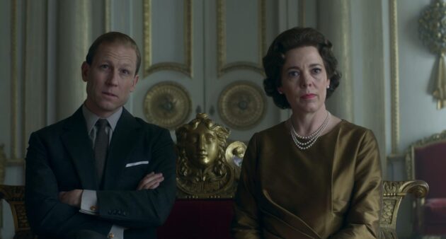 Photo Tobias Menzies, Olivia Colman